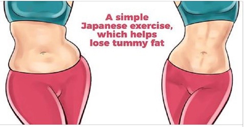 A Simple Japanese Move, Which Helps Lose Tummy Fat