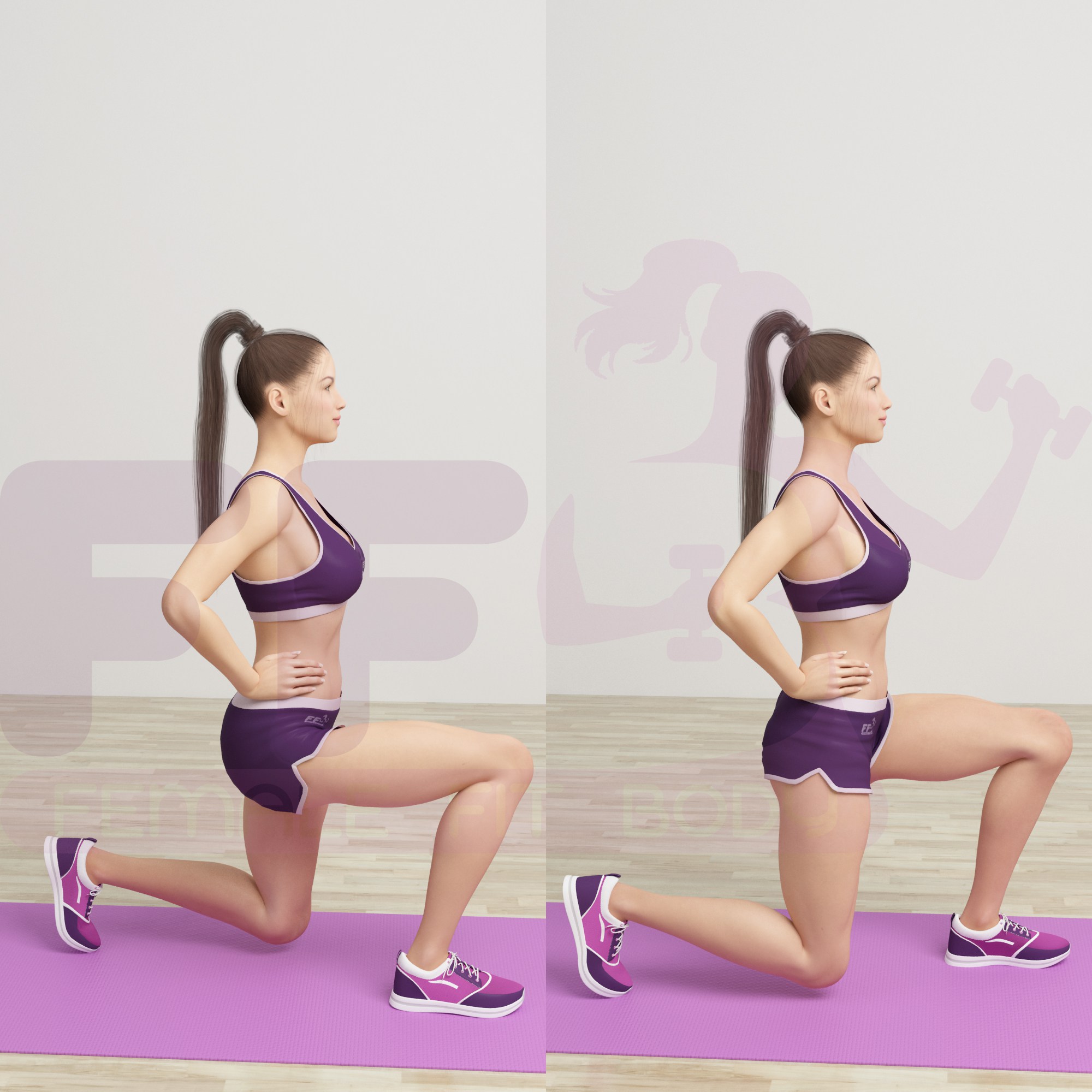 5.Lunges