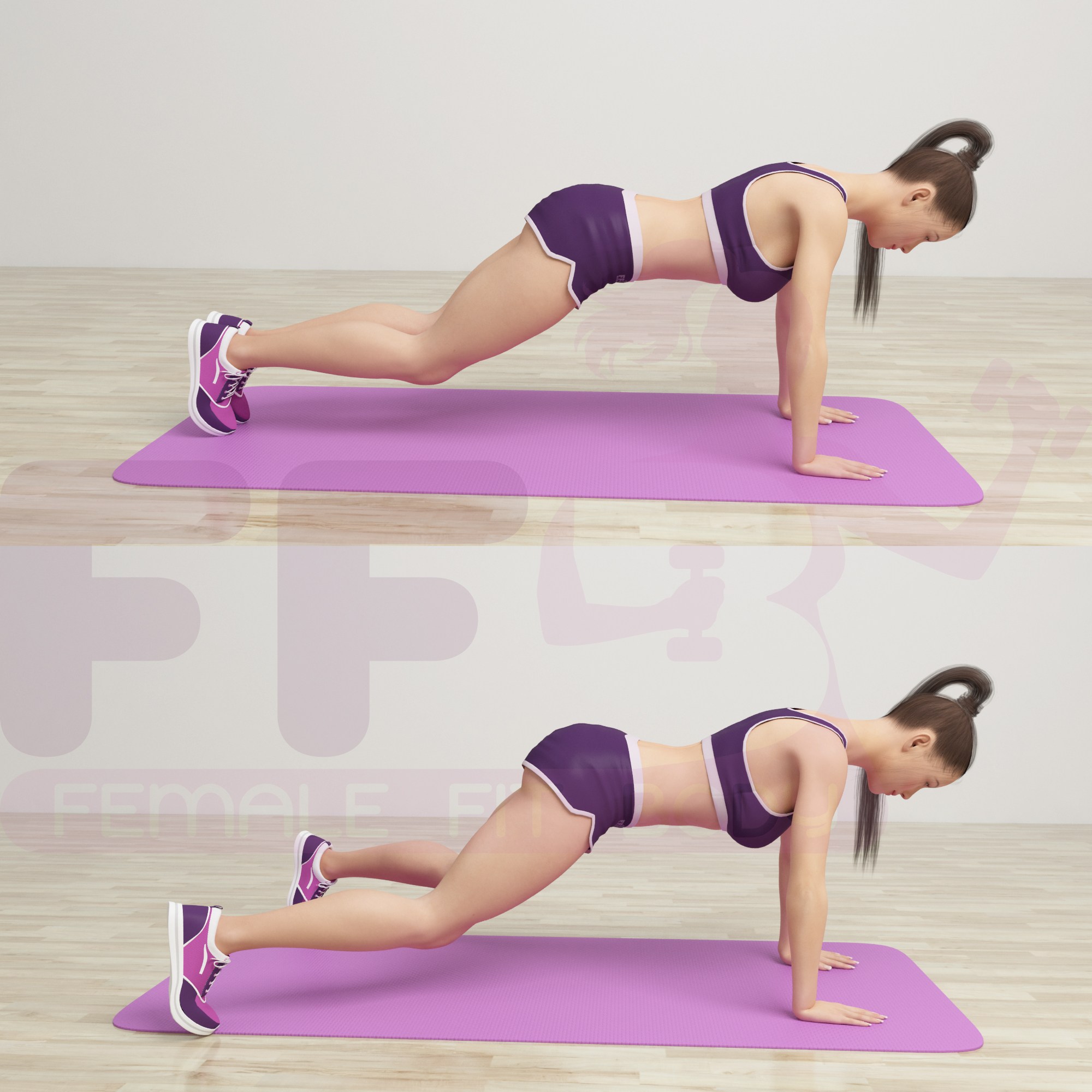 Gliding-Plank-Jacks