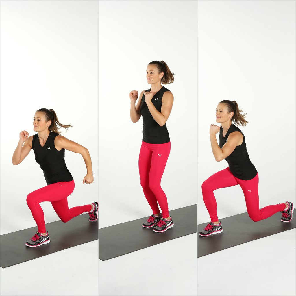 Split-Lunge-Jumps