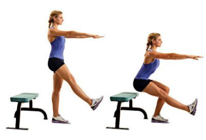 One-leg squats