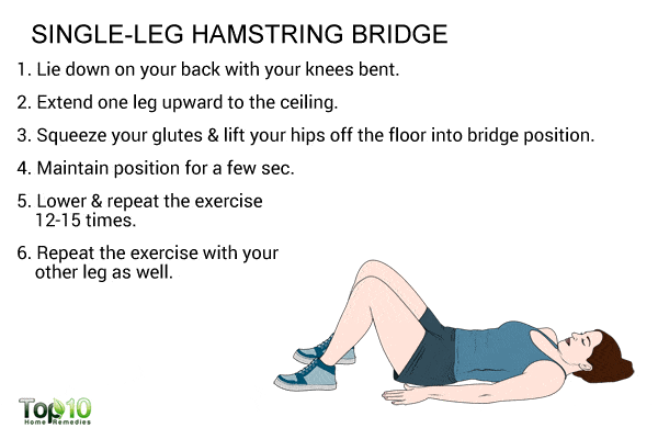 Single-Leg Hamstring Bridge