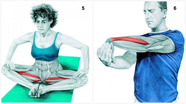 Butterfly stretch