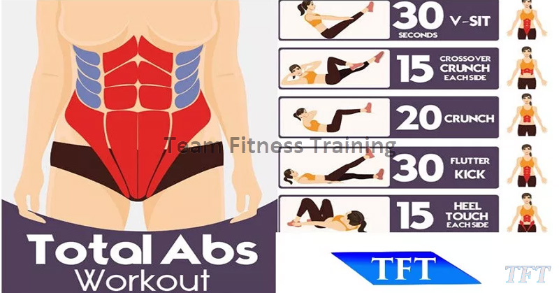 5 BEST TOTAL ABS WORKOUT FOR FLAT TUMMY