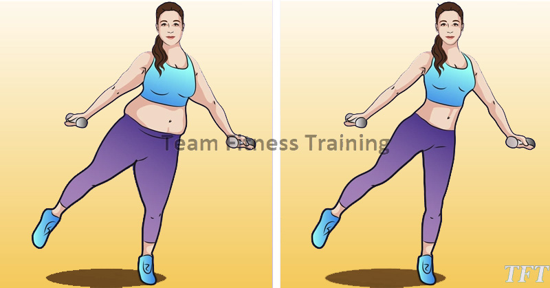 12 simple exercises to slim the hips and waist