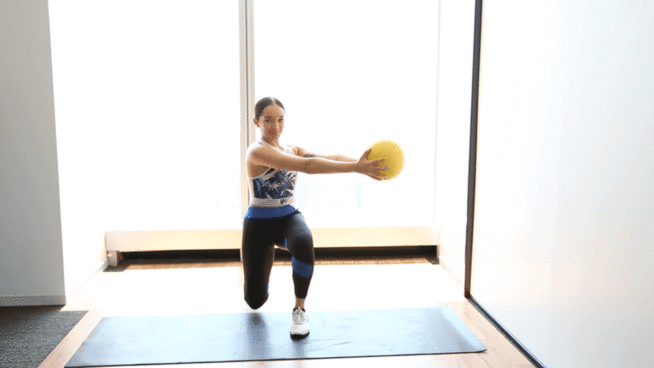 Forward Lunges With Rotation