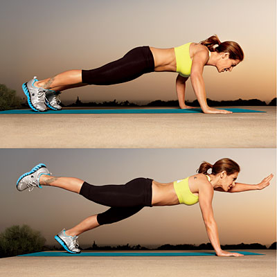 Push Up Into Unstable Plank