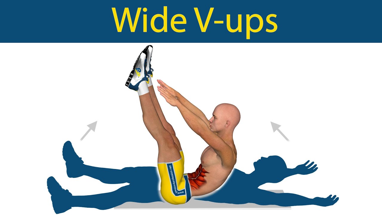 V-Ups or Vertical Leg Crunches