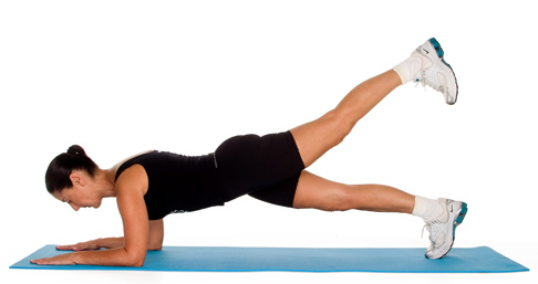 Plank with Leg Lift