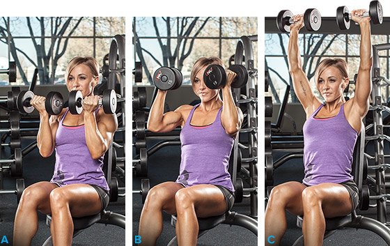 Arnold Dumbbell Press